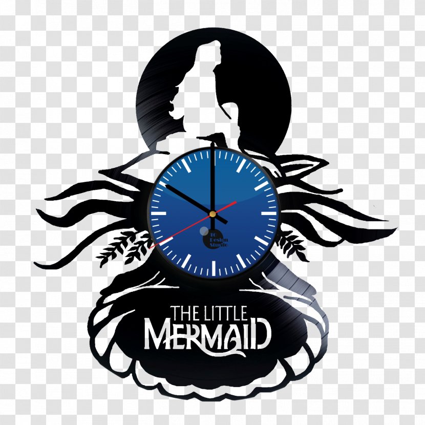 Ariel Clock Phonograph Record YouTube The Walt Disney Company - Vinyl Transparent PNG