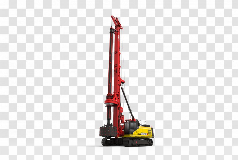 Machine Drilling Rig Liebherr Group Crane Hydraulics - Kelly Drive Transparent PNG
