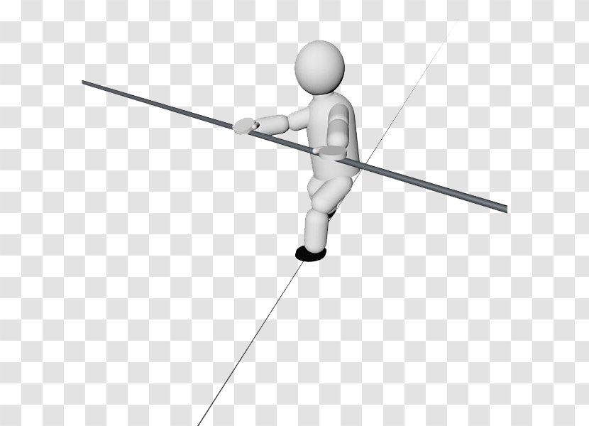 Wire Rope - Sports Equipment - The Little Man Walks Tightrope Transparent PNG