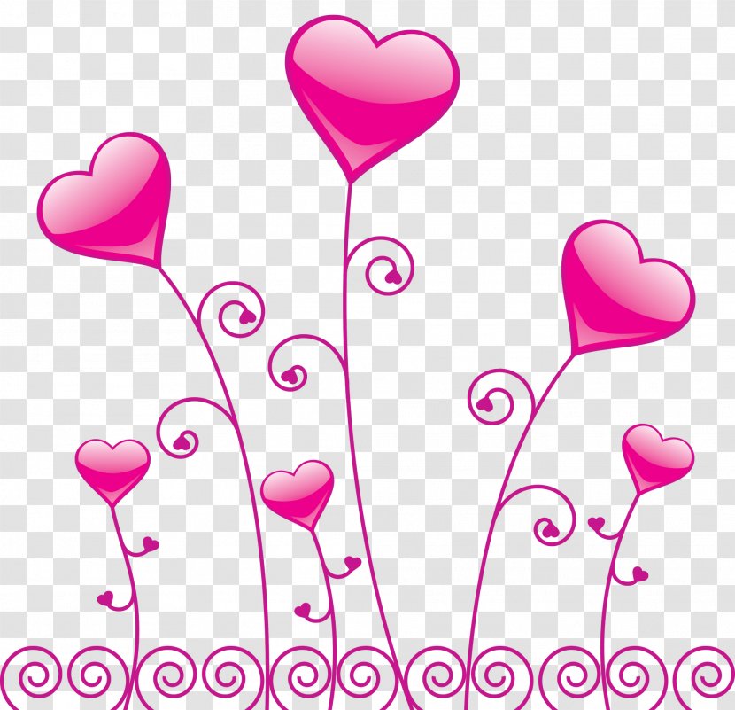 Heart Flower Photography - PINK HEARTS Transparent PNG
