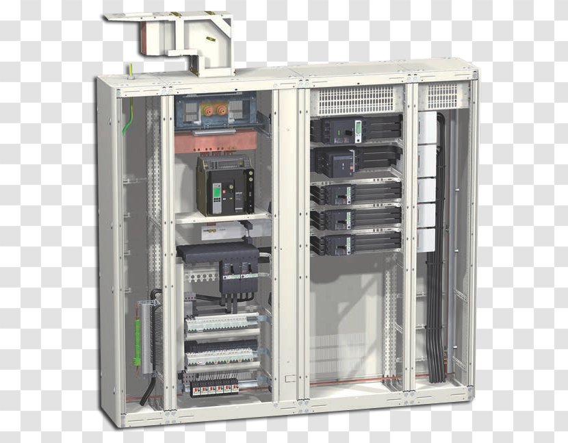 Circuit Breaker Distribution Board Electrical Enclosure Electricity Cable - System Transparent PNG