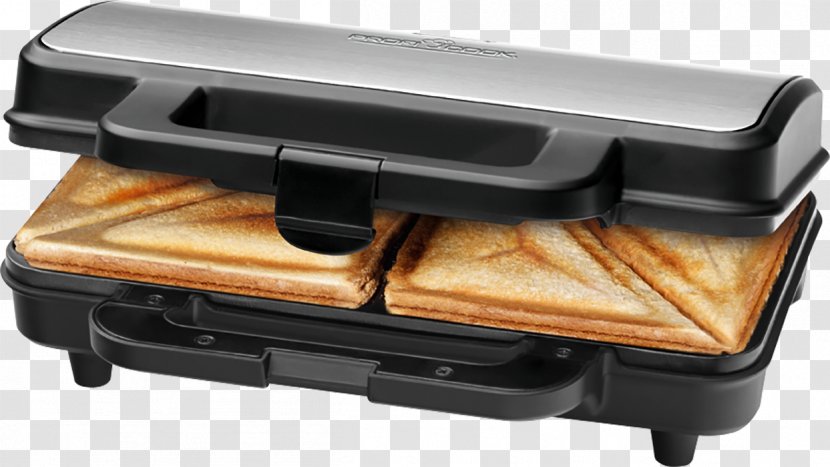 Toaster Pie Iron Croque-monsieur Sandwich - Nonstick Surface - Toast Transparent PNG