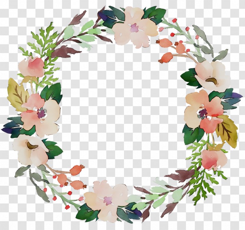 Floral Design Wreath Illustrations Flower Crown - Scrapbooking Transparent PNG