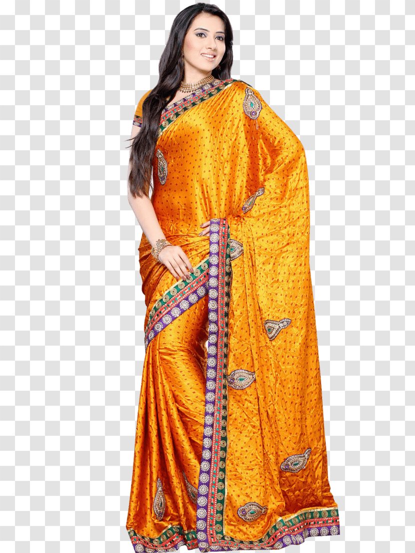 Wedding Sari Blouse Clothing - Handloom Saree - Model Transparent PNG