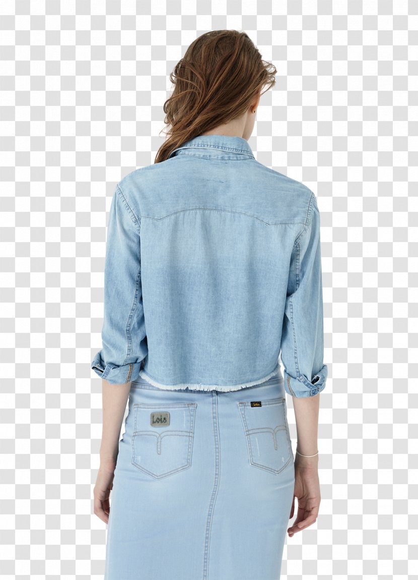 Denim Neck - Button - Country Smoker Outlet Transparent PNG