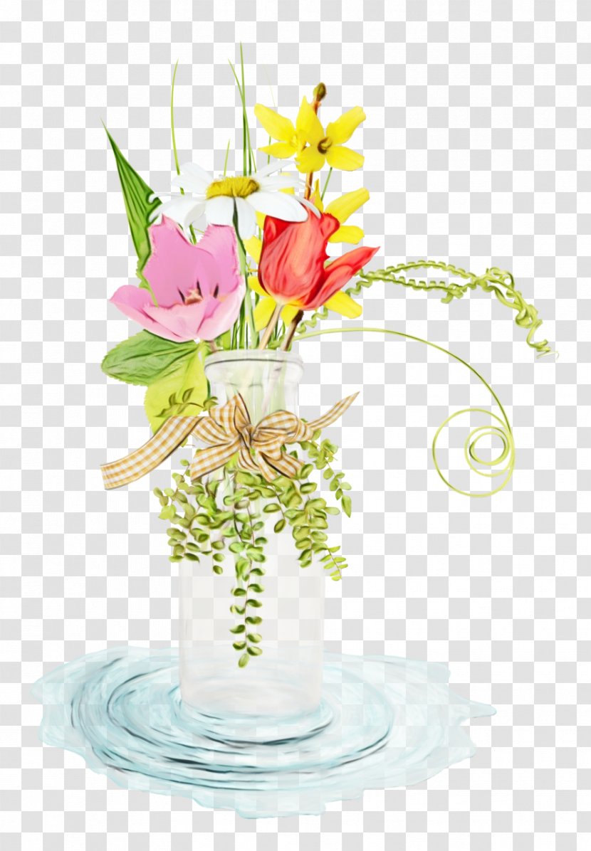 Flower Cut Flowers Plant Pink Vase - Bouquet Anthurium Transparent PNG
