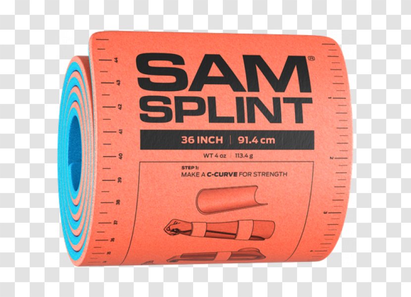 SAM Splint Medicine First Aid Kits Bone Fracture - Video - Injuries Ambulance Stretcher Transparent PNG