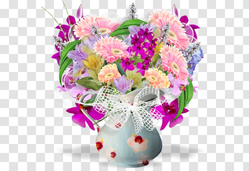 Birthday Flower Bouquet Clip Art Butterfly - Greeting Note Cards - Of Orchids Transparent PNG