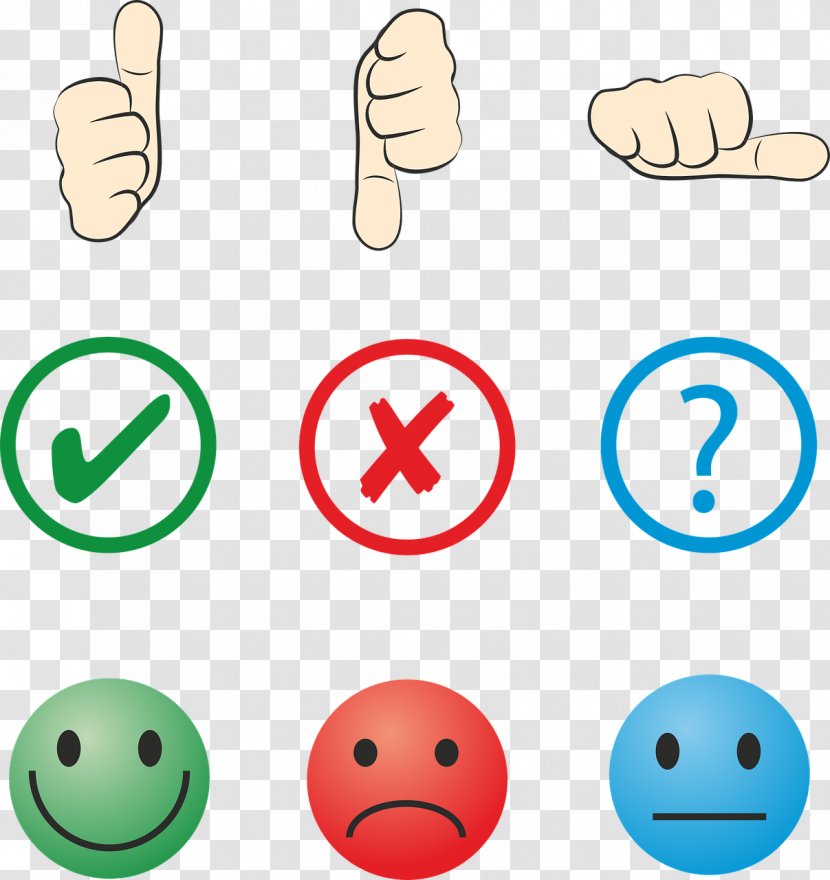 Thumb Signal Opinion - Feedback Button Transparent PNG