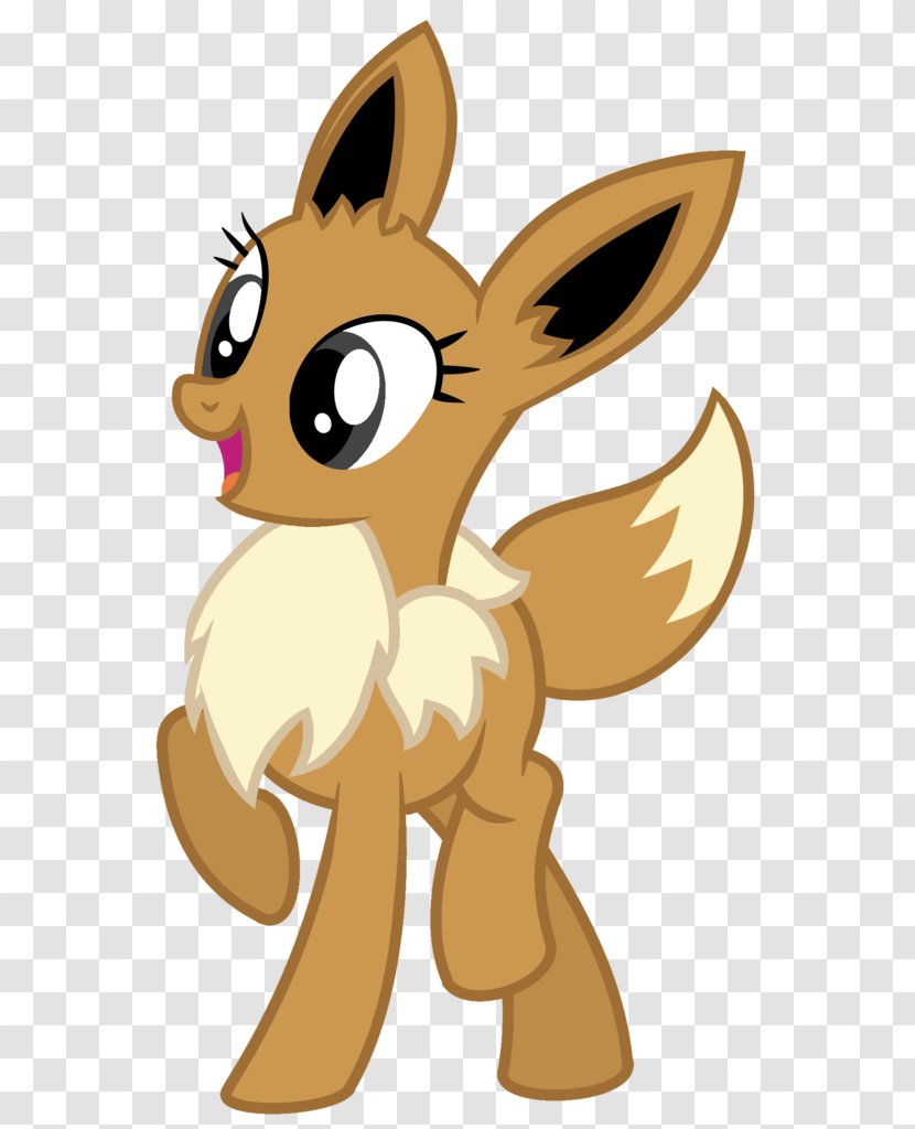 Whiskers Eevee Pony Horse Pokémon - Small To Medium Sized Cats Transparent PNG