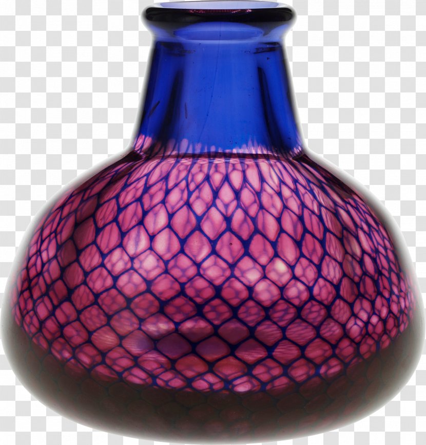 Glass Bottle Vase - Purple Transparent PNG