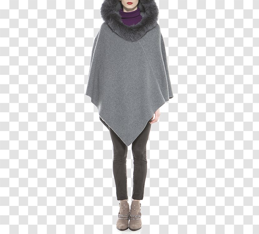 Cloak Poncho Cape Fur - Google Images - Ms. Cashmere Fox Trim Transparent PNG