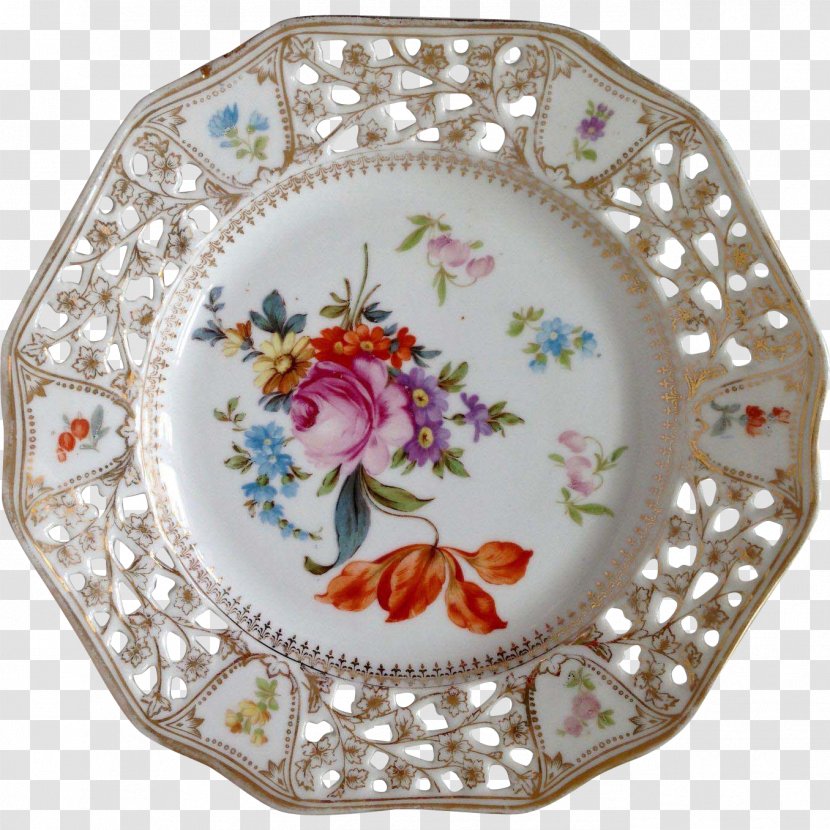 Porcelain Tableware Plate Ceramic Platter - Antique Transparent PNG