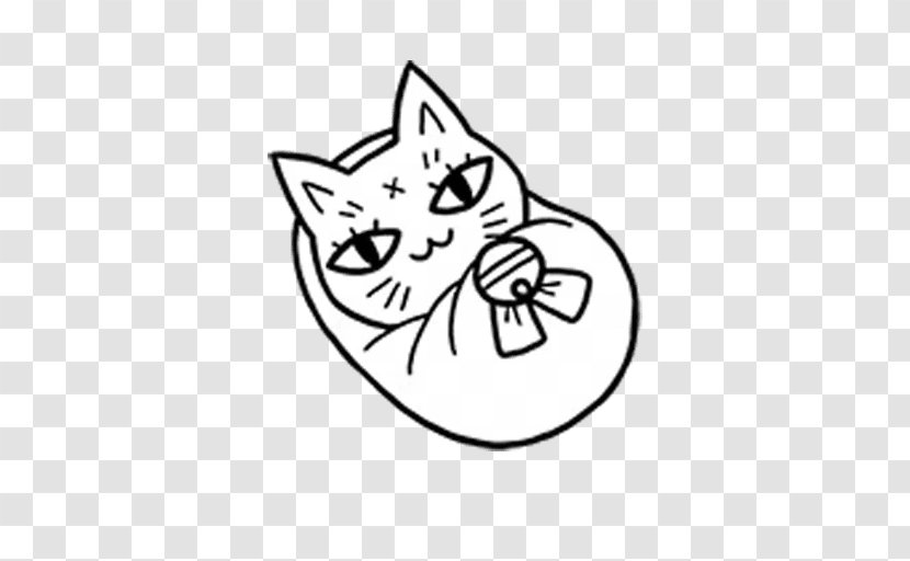 Whiskers Cat Telegram Sticker Clip Art - Dog Transparent PNG