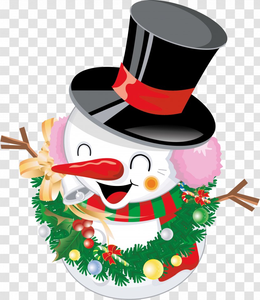 Christmas Santa Claus Shop Assistant Makeover Game Birthday - Snowman Transparent PNG