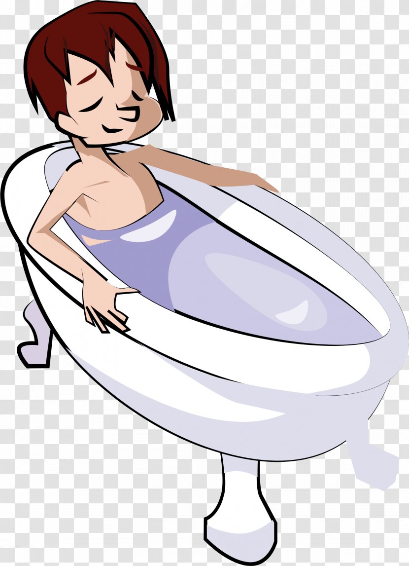 Bathtub Bathroom Bathing Shower Clip Art - Cartoon Transparent PNG