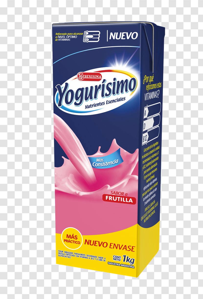 La Serenísima Yoghurt Dairy Products Box - Envase - Tetra Pack Transparent PNG