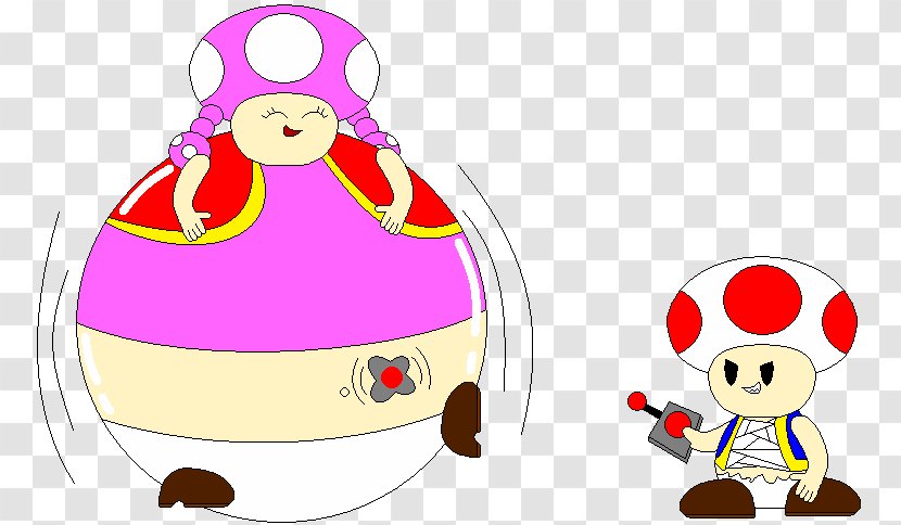Toad Princess Peach Rosalina Mario Kart 8 Body Inflation - Fictional Character Transparent PNG