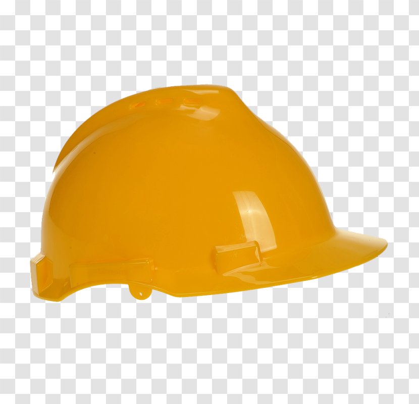 Hard Hats Helmet Personal Protective Equipment Visor Yellow - Cap Transparent PNG