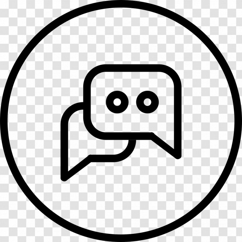 Printing Image Black And White - Line Art - Chat Button Transparent PNG