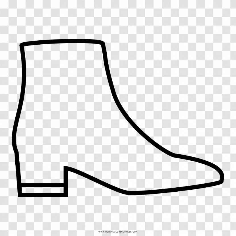 Coloring Book Drawing Boot Shoe - Child Transparent PNG