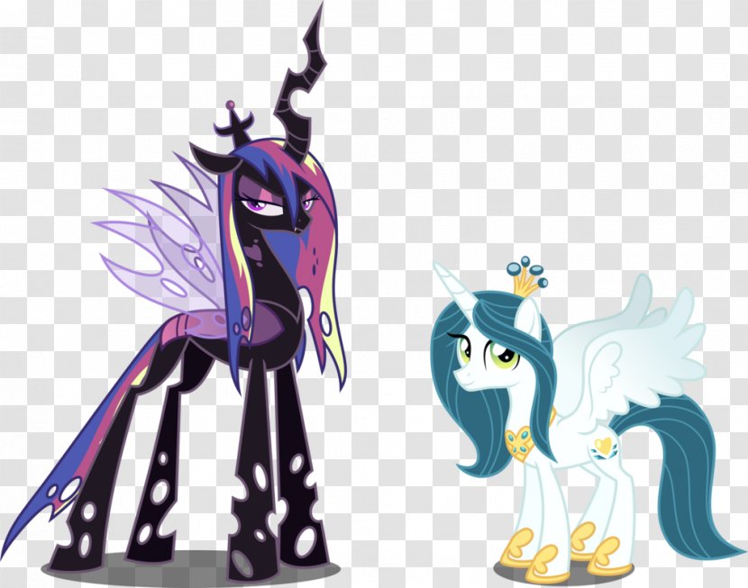 My Little Pony Princess Cadance Queen Chrysalis Winged Unicorn - Purple Transparent PNG