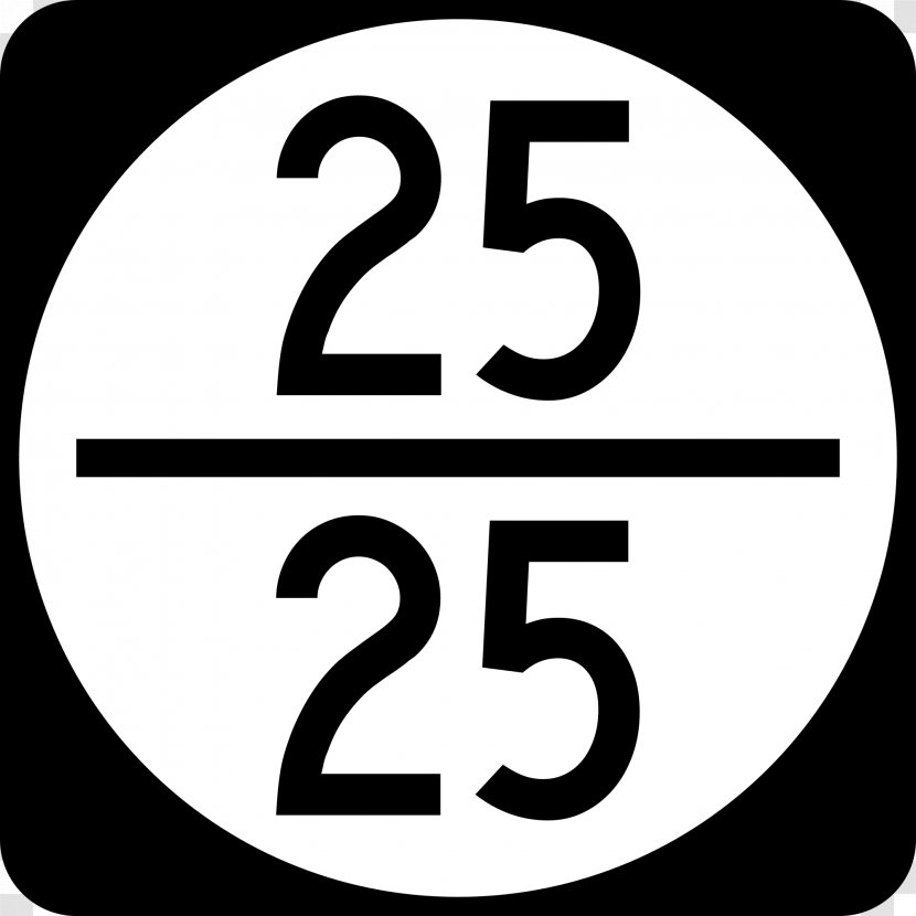 North Carolina Highway Number Wikimedia Commons Clip Art - Text - 25 Transparent PNG