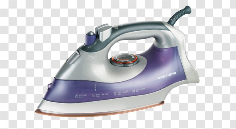 Clothes Iron Small Appliance Ironing Home Electricity - Hardware - Redmond 76 Transparent PNG