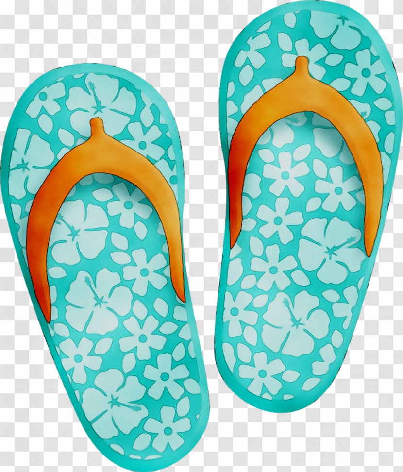Flip-flops Slipper Shoe Product Walking - Aqua Transparent PNG