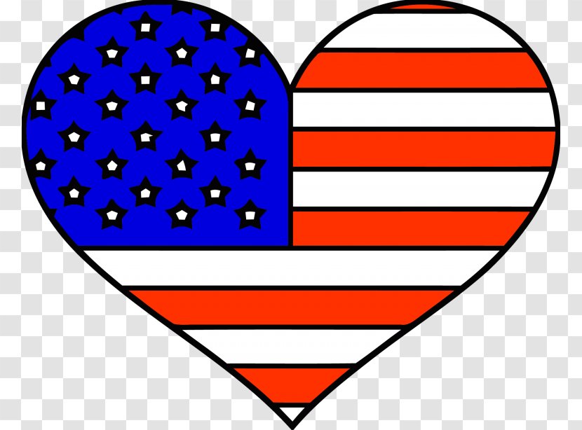 Flag Of The United States Clip Art Free Content - Germany - American Patriotism Heart Transparent PNG