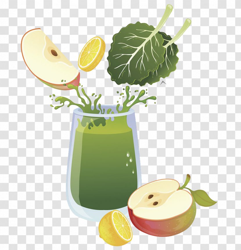 Juice Cocktail Garnish Limeade Health Shake Lemon-lime Drink - Fruit - Nutritional Illustration Transparent PNG