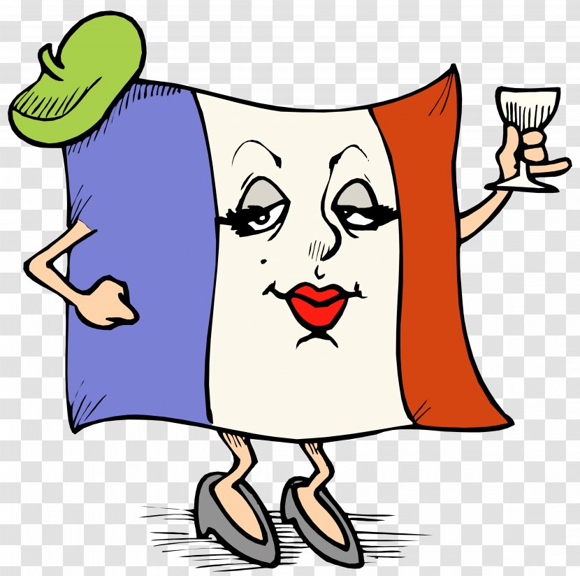 Coloring Book Symbol French Language Culture Of France Flag - Cartoon Transparent PNG