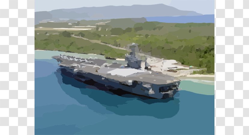 United States Navy Naval Base Guam USS Carl Vinson Aircraft Carrier - Amphibious Assault Ship - Harbor Cliparts Transparent PNG