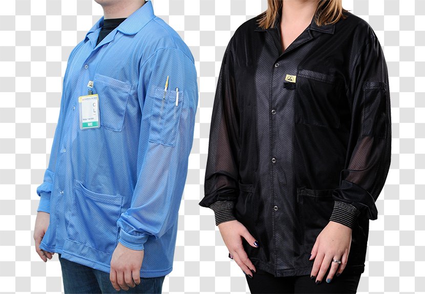 Jacket Lab Coats Electrostatic Discharge Glove Sleeve - Magid Safety Transparent PNG