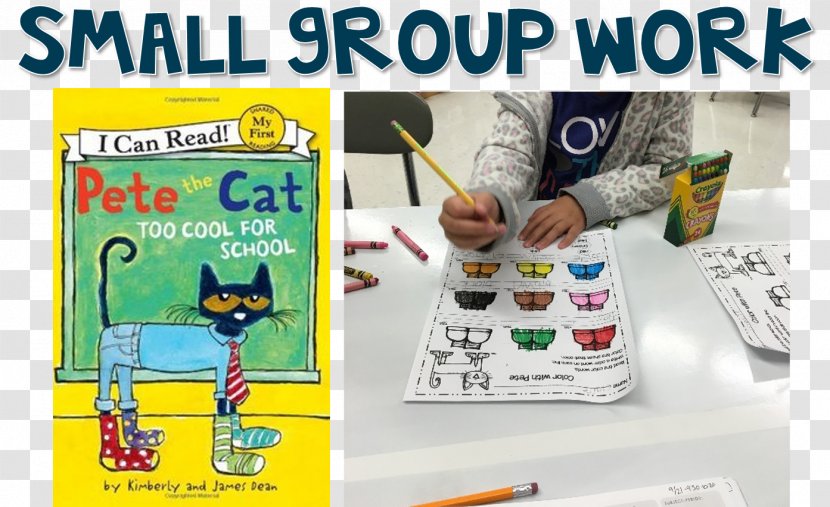 Pete The Cat: Too Cool For School Student Teacher - Word - Cat Transparent PNG