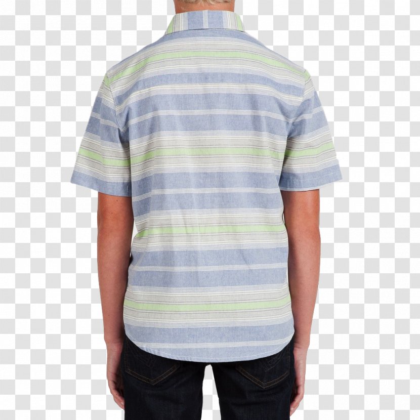 T-shirt Sleeve Polo Shirt Tartan Shoulder - Collar Transparent PNG