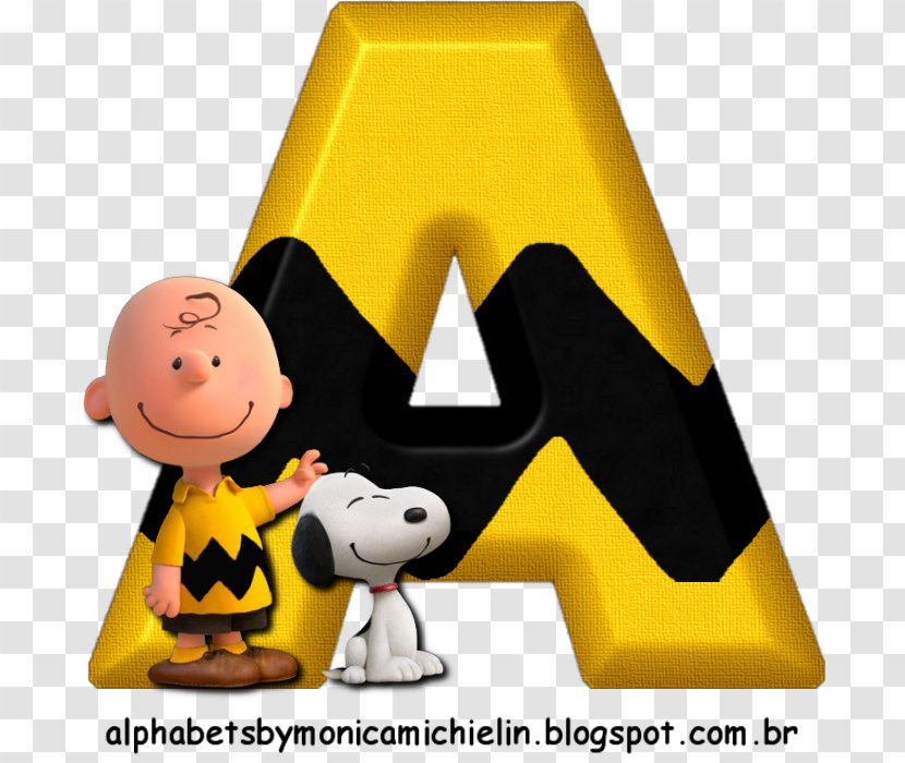 Snoopy Charlie Brown Alphabet Image - Animated Cartoon - Beanuts Banner Transparent PNG