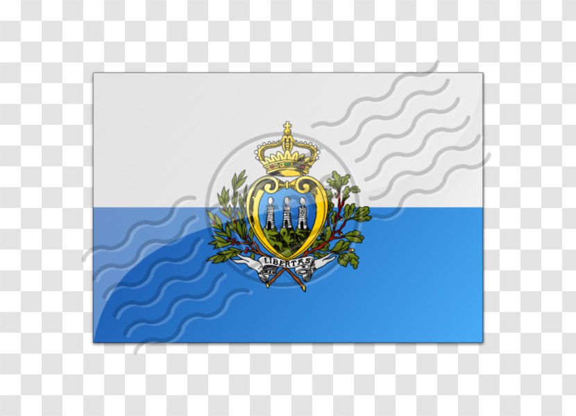 Cobalt Blue 03120 Emblem Flag Transparent PNG