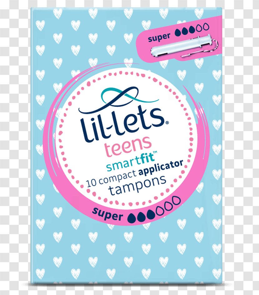 Lil-lets Tampon Sanitary Napkin Cloth Napkins Menstrual Pad - Tube Light Transparent PNG