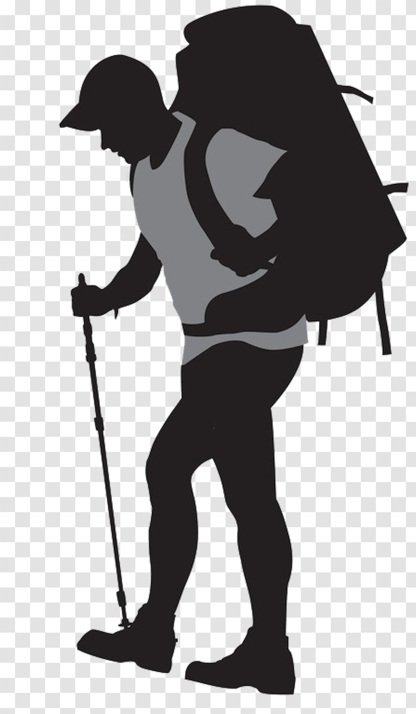 Backpacking Backpacker Clip Art - Black - Airbnb Logo Transparent PNG