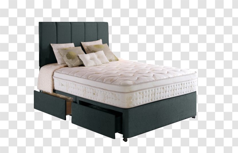 Bed Frame Mattress Box-spring Drawer - Couch Transparent PNG