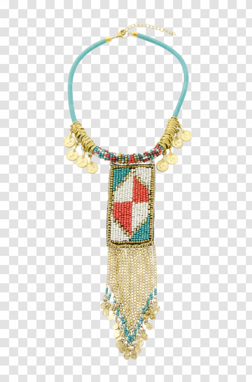 Necklace Turquoise Bead Chain Jewellery Transparent PNG