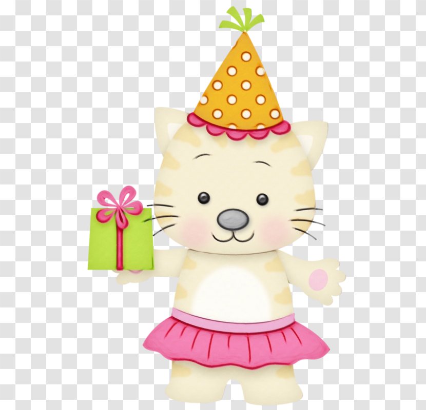 Hello Kitty - Pink - Party Hat Cartoon Transparent PNG