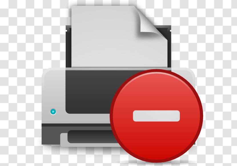 Error Message Printer Clip Art - Button Transparent PNG