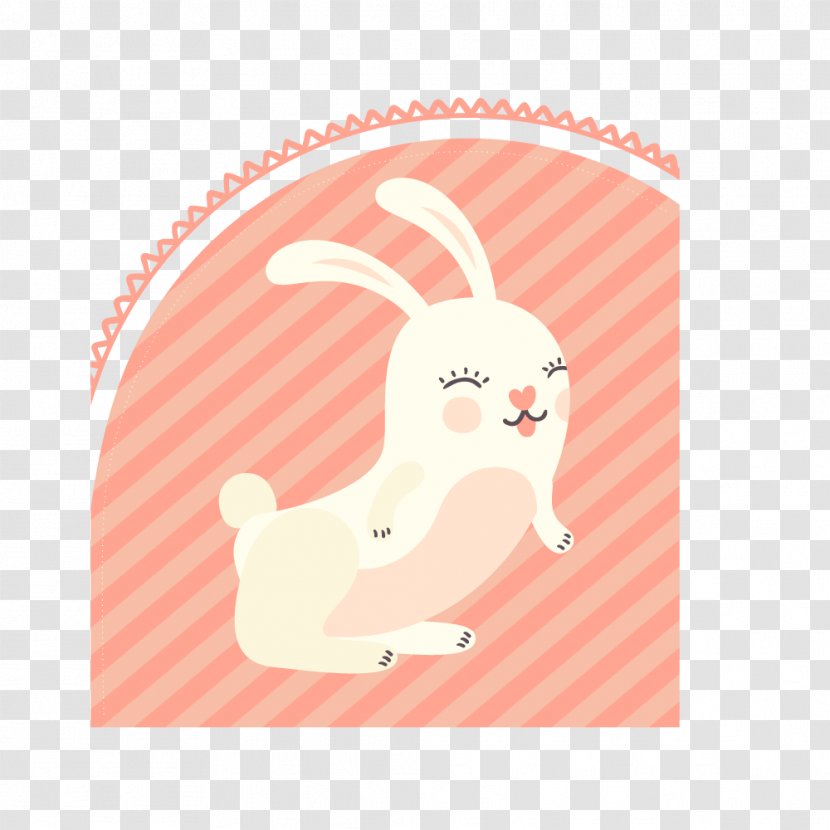 Easter Bunny Chicken Egg Euclidean Vector - Cartoon - Smile Transparent PNG