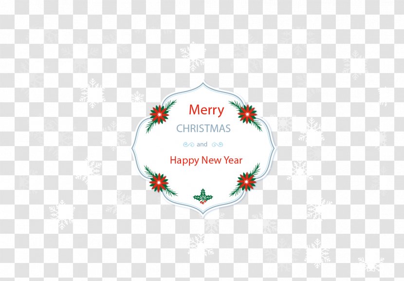 Christmas Card Decoration Snowflake White - Logo - Background Transparent PNG