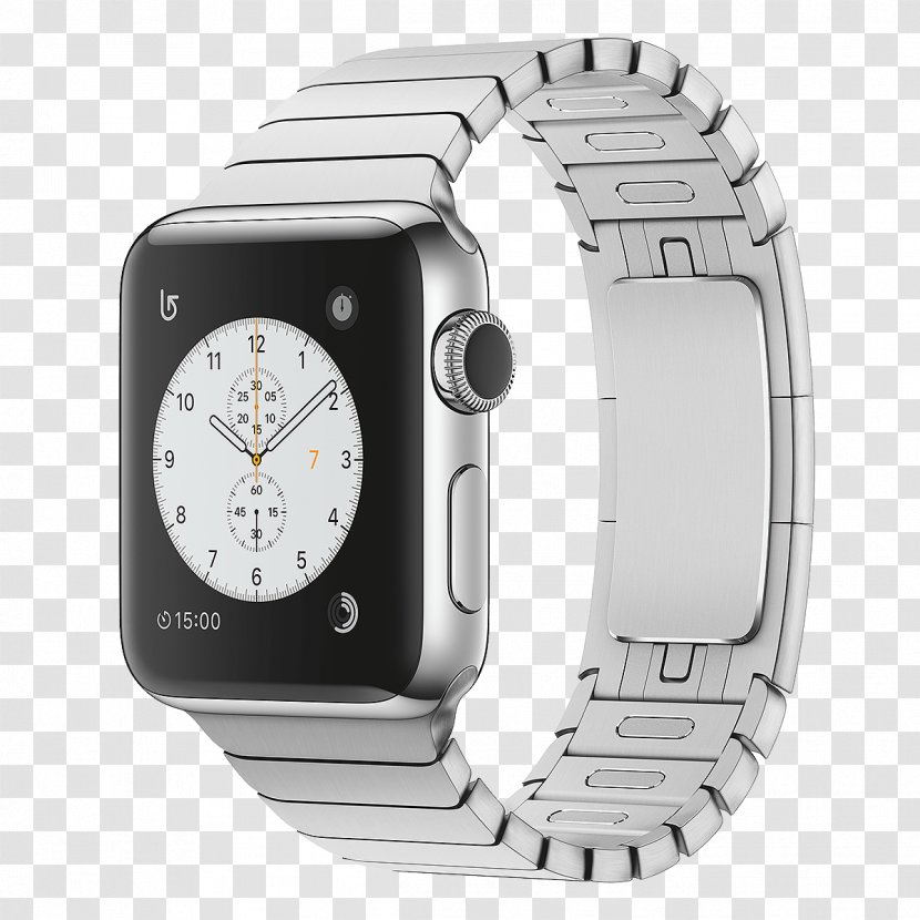 Apple Watch Series 2 38mm Link Bracelet Strap - 3 Transparent PNG