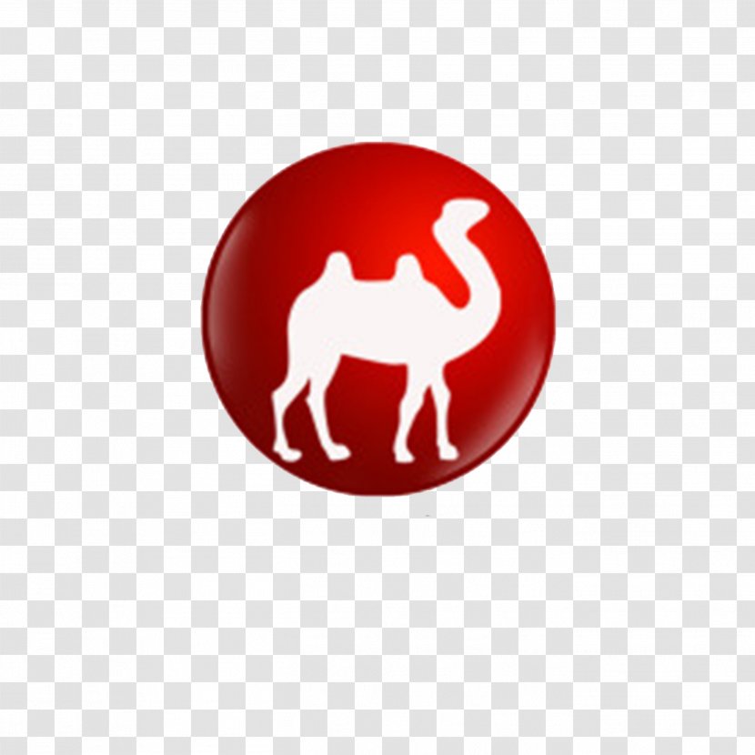 Deer Logo Red Character Font - Fiction - Vector Camel L Transparent PNG