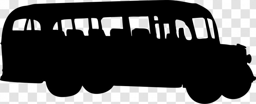 Bus Silhouette Clip Art - Brand Transparent PNG