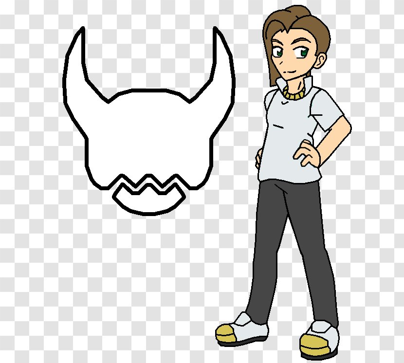 Line Art Thumb Homo Sapiens Human Behavior Clip - Silhouette - Digimon Frontier Transparent PNG